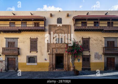 Das Kolumbushaus in Las Palmas de Gran Canaria Stockfoto