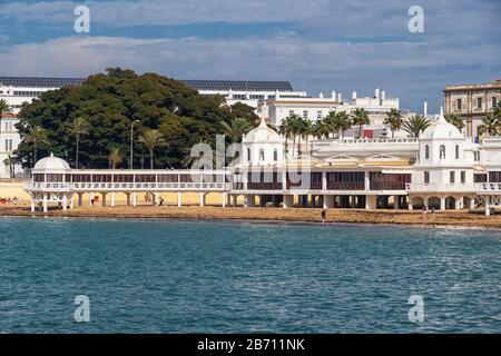 Sitz des Unterwasser-Archäologiezentrums in Cadiz Stockfoto