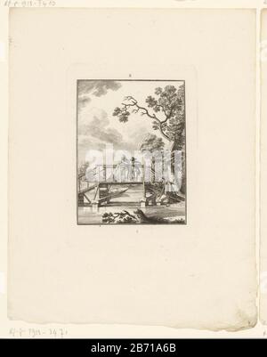 Landschap traf Brug über een sloot Landschappen met Wasser (serietitel) Landschaft mit Brücke über einen Graben Landschaften mit Wasser (Serientitel) Immobilientyp: Druckseriennummer: 3 / 12Objektnummer: RP-P-1913-3471Katalogogusreferentie: Nagler Künstlerlexikon 21 Aufschriften / Marken: Sammlermarke, Verso, gestempelt: Johann Rudolph 28 Hersteller: Ruhlenberg Physikalische Eigenschaften: Ätzmaterial: Papiertechnik: Ätzmaße: Plattenkante: H 152 mm × W 104 mm Betreff: Landschaften mit Wasser, Wasserkapern, Seascapes (in der gemäßigten Zone) Brücke Stockfoto