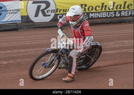 Manchester, Manchester. März 2020. Manchester, ENGLAND - 12. März Katy Gordon während Des Belle Vue Speedway Media Day im National Speedway Stadium, Manchester, am Donnerstag, 12. März 2020 im Einsatz. (Credit: Ian Charles   MI News) Credit: MI News & Sport /Alamy Live News Stockfoto