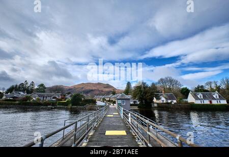 Luss, am Ufer von Loch Lomond, Schottland Stockfoto