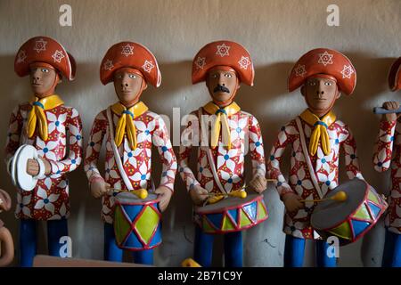 Caruaru / Pernambuco / Brasilien. Februar 2020. Das Viertel Alto do Moura ist für seine Keramikkunst bekannt Stockfoto