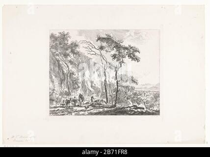 Landschap traf Herders Landschaft mit Hirtenobjekttyp: Bild Artikelnummer: RP-P-1933-351Katalogusreferentie: Sammlung Rijksmuseum 2 (2) Beschreibung: Eine Hügellandschaft. Im Vordergrund ein paar Hirten mit Vee. Hersteller: Druckhersteller: Friedrich Wilhelm Burmeister (auf dem Objekt angegeben) Vom: 1855-1915, bzw. 1864 Physikalische Eigenschaften: Ätzmaterial: Papiertechnik: Ätzmaße: Plattenkante: H 215 mm × W 264 mm Betreff: (Hoch) Hangherde, Herdsmann, Herdsfrau, Hirte, Schäferin, Kuhherde usw. Stockfoto
