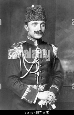 Enver Pasha, Ismail Enver Pasha (1881 - 1922) osmanischer Militäroffizier und Führer der Jungen Türkischen Revolution von 1908. Stockfoto