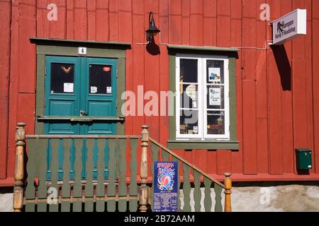Polarmuseet (Polarmuseum) in Tromso City, Troms County, Norwegen, Skandinavien Stockfoto