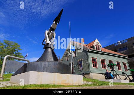 Polar Museum, Tromso Stadt, Insel Tromsoya, Troms County, Norwegen Stockfoto