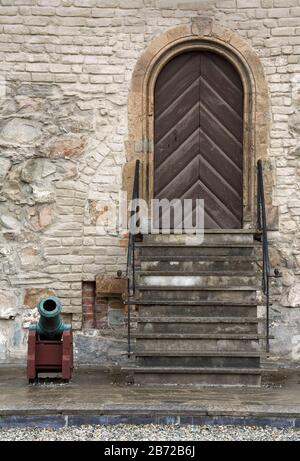 Bishop's Palace & National Army Museum, Trondheim City, Nord-Trondelag Region, Norwegen, Skandinavien Stockfoto