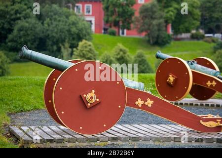 Bishop's Palace & National Army Museum, Trondheim City, Nord-Trondelag Region, Norwegen, Skandinavien Stockfoto