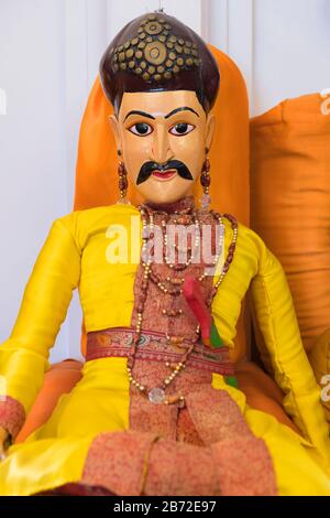 Puppenmuseum Bagore-KI-Haveli Udaipur Rajasthan Indien Stockfoto