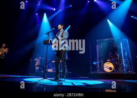 Josh Turner tritt am Dienstag, 3. März 2020, in Augusta GA im Miller Theatre auf Stockfoto