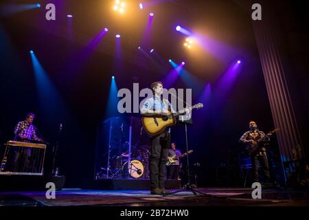 Josh Turner tritt am Dienstag, 3. März 2020, in Augusta GA im Miller Theatre auf Stockfoto