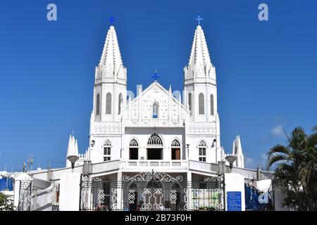 Annai Velangkanni Kirche Stockfoto