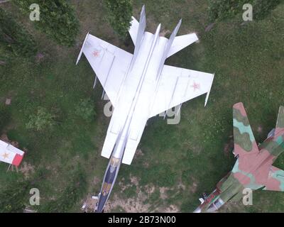 MIG 25 PU - Überschall-Höhenabfangjäger seiner Generation 3. Russland Stockfoto