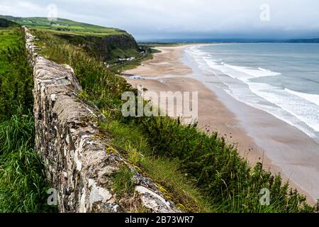 Benone Beach in Nordirland Stockfoto