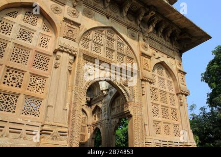 Champaner-Pavagadh Archäologischer Park, UNESCO-Weltkulturerbe, Gujarat, Indien Stockfoto