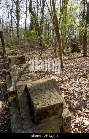 Militärfort, Saint-Priest, Frankreich Stockfoto