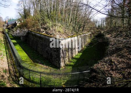 Militärfort, Saint-Priest, Frankreich Stockfoto