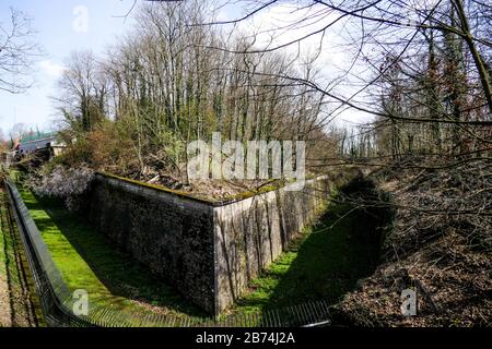 Militärfort, Saint-Priest, Frankreich Stockfoto