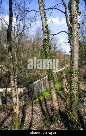 Militärfort, Saint-Priest, Frankreich Stockfoto