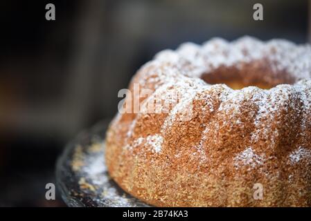 Köstlicher ostergebäck mit Eiszucker Stockfoto