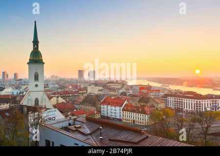 Martinsdom in Bratislava, Slowakei Stockfoto
