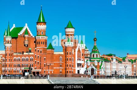 Puppentheater und Kapelle in Yoshkar-Ola, Russland Stockfoto