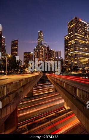 Los Angeles Skyline, Kalifornien, USA Stockfoto