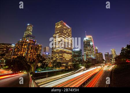 Los Angeles Skyline, Kalifornien, USA Stockfoto