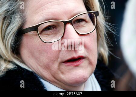 Porträt von Svenja Schulze, SPD, Bundesministerin für Umwelt, Naturschutz und Reaktorsicherheit [automatisierte Übersetzung] Stockfoto