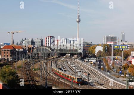 Blick auf den Ostbahnhof, am 31.10.2018. [Automatisierte Übersetzung] Stockfoto