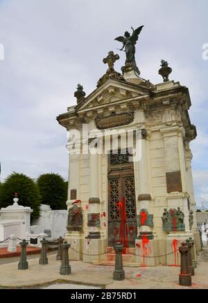 Friedhof von Punta Arenas Crypt Stockfoto