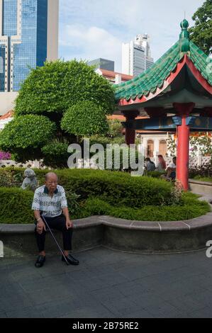 16.07.2017, Singapur, Republik Singapur, Asien - People's Park Complex im Chinatown-Viertel von Singapur. [Automatisierte Übersetzung] Stockfoto