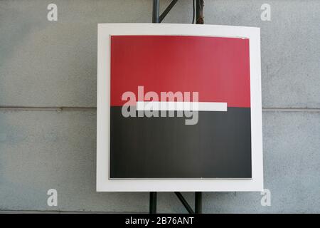 Bordeaux, Aquitanien/Frankreich - 10 28 2019: Société Generale unterzeichnet Bank-Logo Filiale Eingang Büro Stockfoto