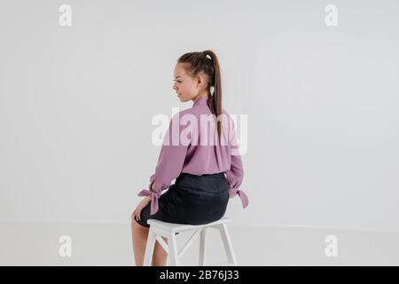 Teenage Fashion Model Stockfoto