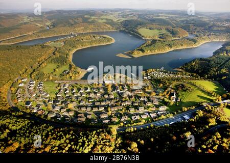 , Bigge See bei Sondern, 22.10.2008, Luftbild, Deutschland, Nordrhein-Westfalen, Sauerland, sondern Stockfoto