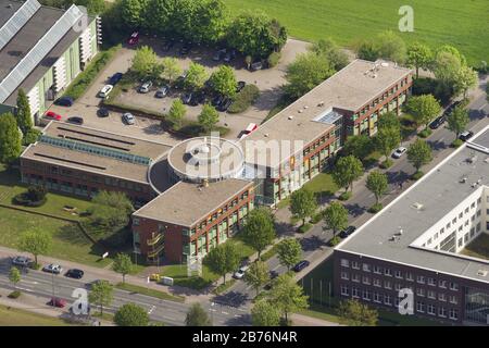 Technologiezentrum TZDO Dortmund, 04.05.2012, Luftbild, Deutschland, Nordrhein-Westfalen, Ruhrgebiet, Dortmund Stockfoto