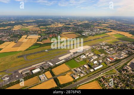 , Flughafen Dortmund, 24.07.2012, Luftbild, Deutschland, Nordrhein-Westfalen, Ruhrgebiet, Dortmund Stockfoto