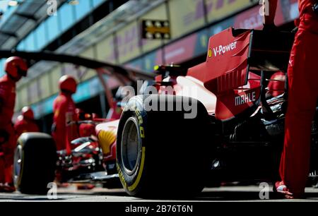Team Ferrari Stockfoto