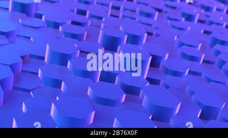 Geometrisches Muster, Computerabbildung. Stockfoto