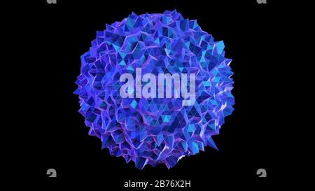 Kugel, Computerabbildung. Stockfoto