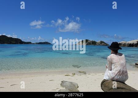 Okinawa Japan - Tokashiki Island Aharen Beach Stockfoto