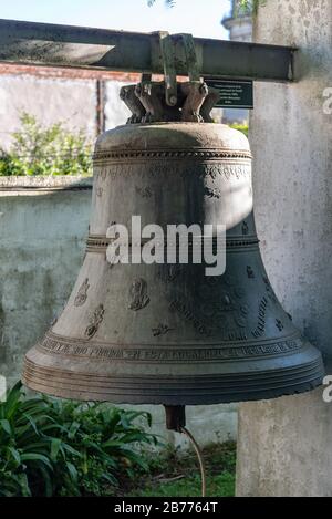 Tandil, Buenos Aires, Argentinien; 2019, 10. januar: Erste Glocke auf der Stadt Tandil aus dem Jahr 1993 Stockfoto