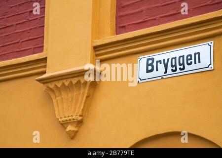 Hanseatic Museum, Bryggen District, Bergen City, Hordaland District, Norwegen Stockfoto