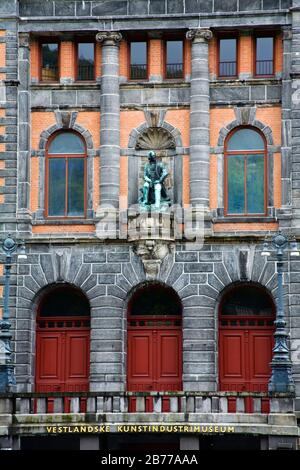 West-Norwegen-Museum der dekorativen Kunst, Stadt Bergen, Norwegen, Skandinavien Stockfoto