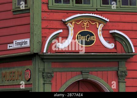 Hanseatic Museum, Bergen City, Hordaland County, Norwegen Stockfoto