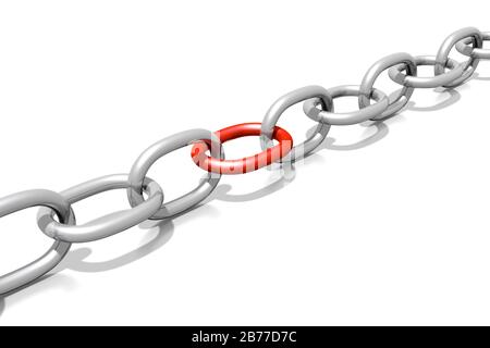 Kettenkonzept Stockfoto