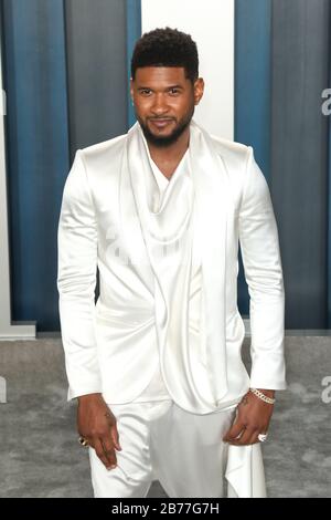 2020 Vanity Fair Oscar Party nach den 92. Oscars im Wallis Annenberg Center for the Performing Arts in Beverly Hills, Kalifornien am 9. Februar 2020. Mit: Usher Where: Beverly Hills, Kalifornien, Vereinigte Staaten When: 10 Feb 2020 Credit: Sheri Determan/WENN.com Stockfoto