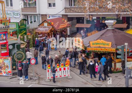 Deutsche Märkte in Frankfurt 2011 Stockfoto