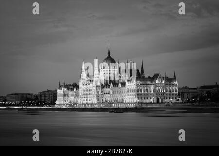 Schädlings-Parlament Schwarz-Weiß-Bild Stockfoto