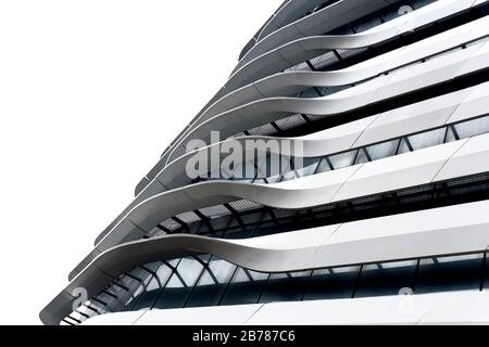 Jockey Club Innovation Tower, Hong Kong Polytechnic University, Hong Kong Stockfoto